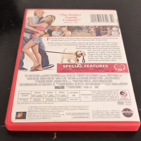 Used DVD Marley and Me‎ Owen Wilson Jennifer Aniston - Picture 2 of 4